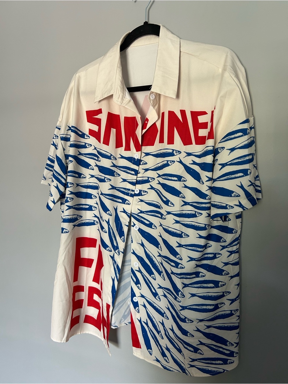 Sardine SHEIN Short-Sleeve Button-Up Shirt with shorts. XL never worn!